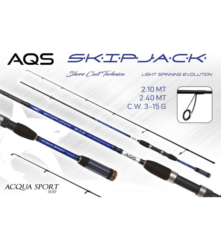Canna da spinning Aqs Skipjack 240 cm 3/15