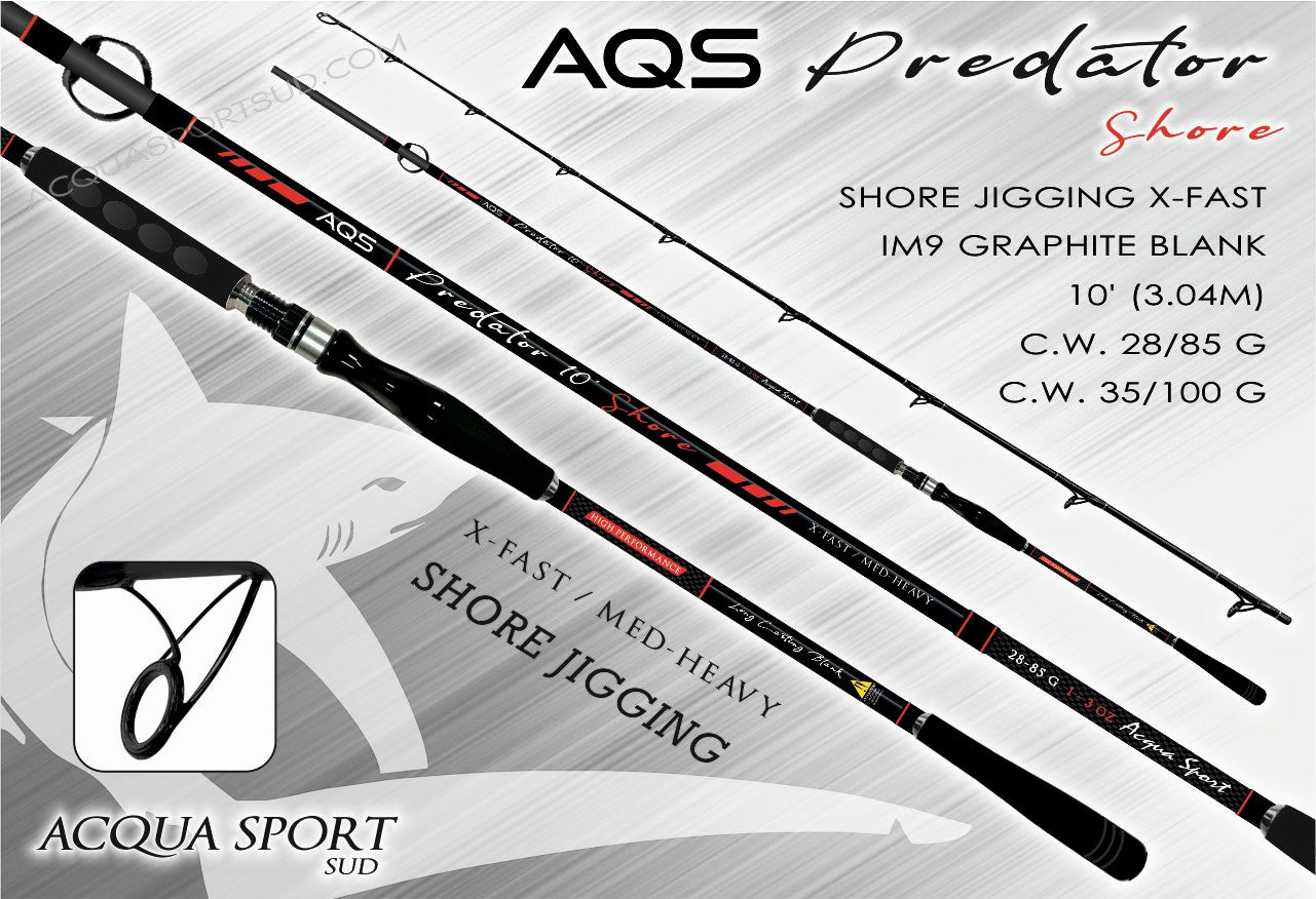 Canna da Shore Jigging AQS Predator Shore 10′ (3.04M) C.W. 35/100G