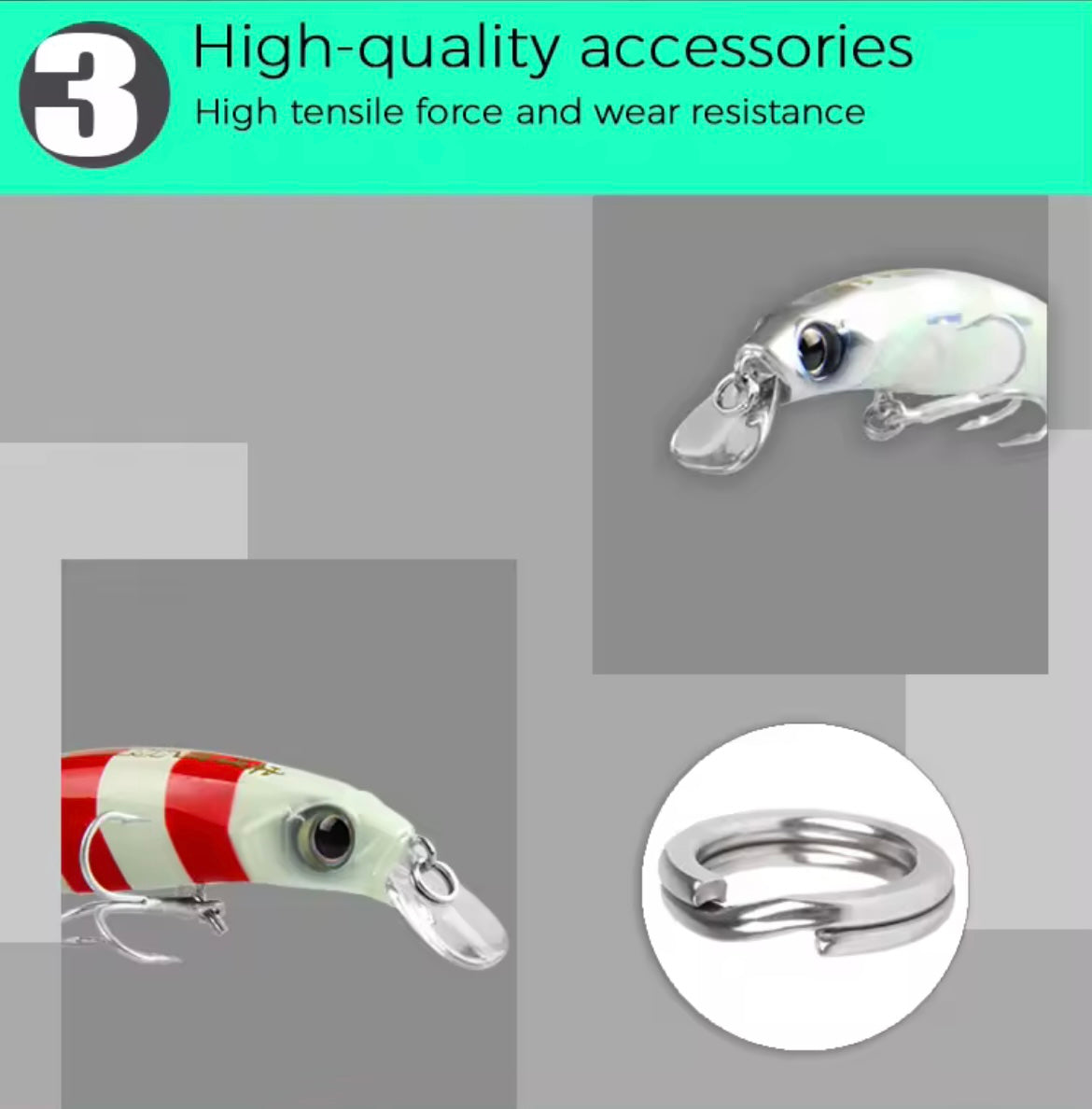 Minnow bearking Bass Slicker M80
