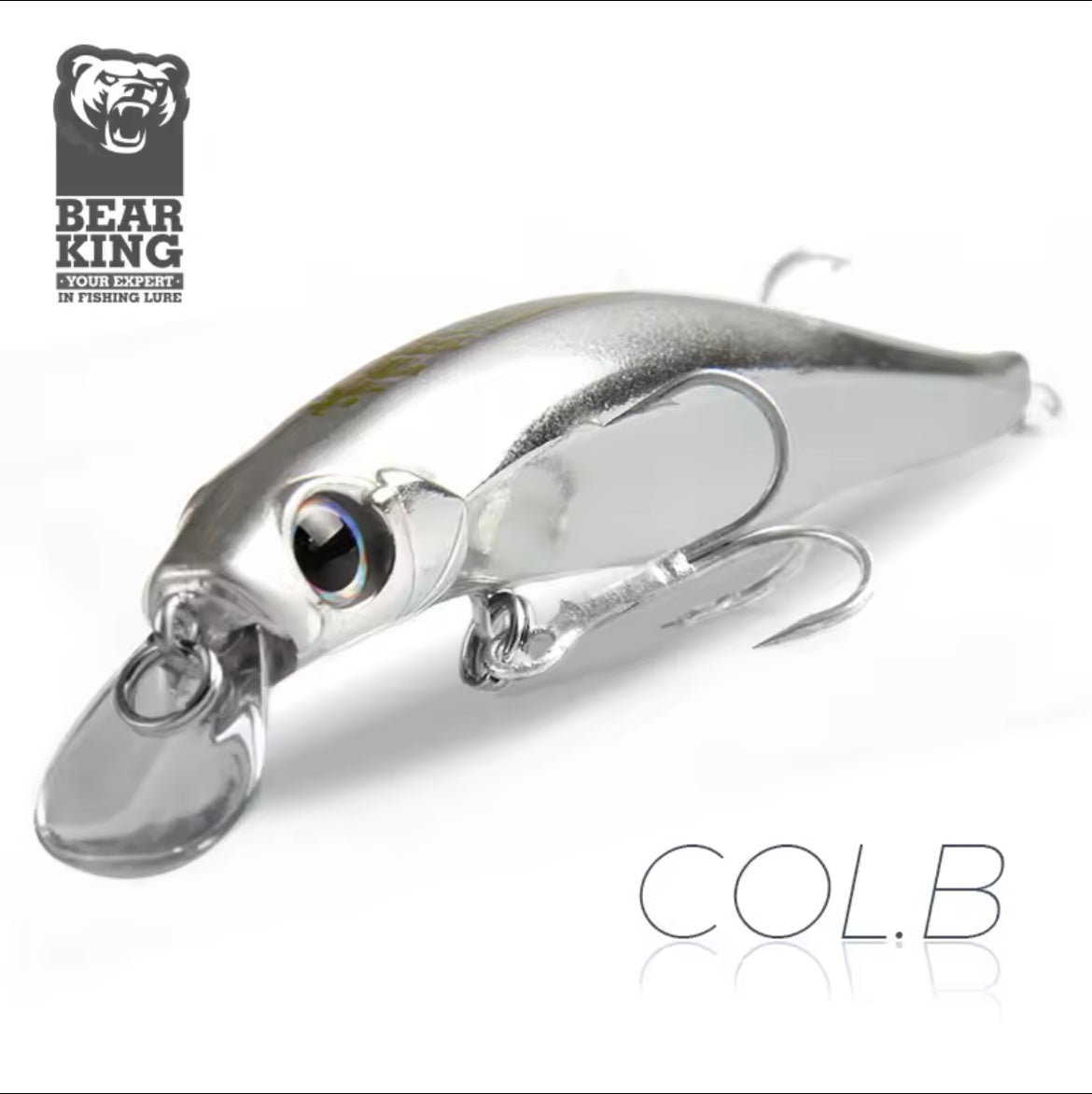 Minnow bearking Bass Slicker M80
