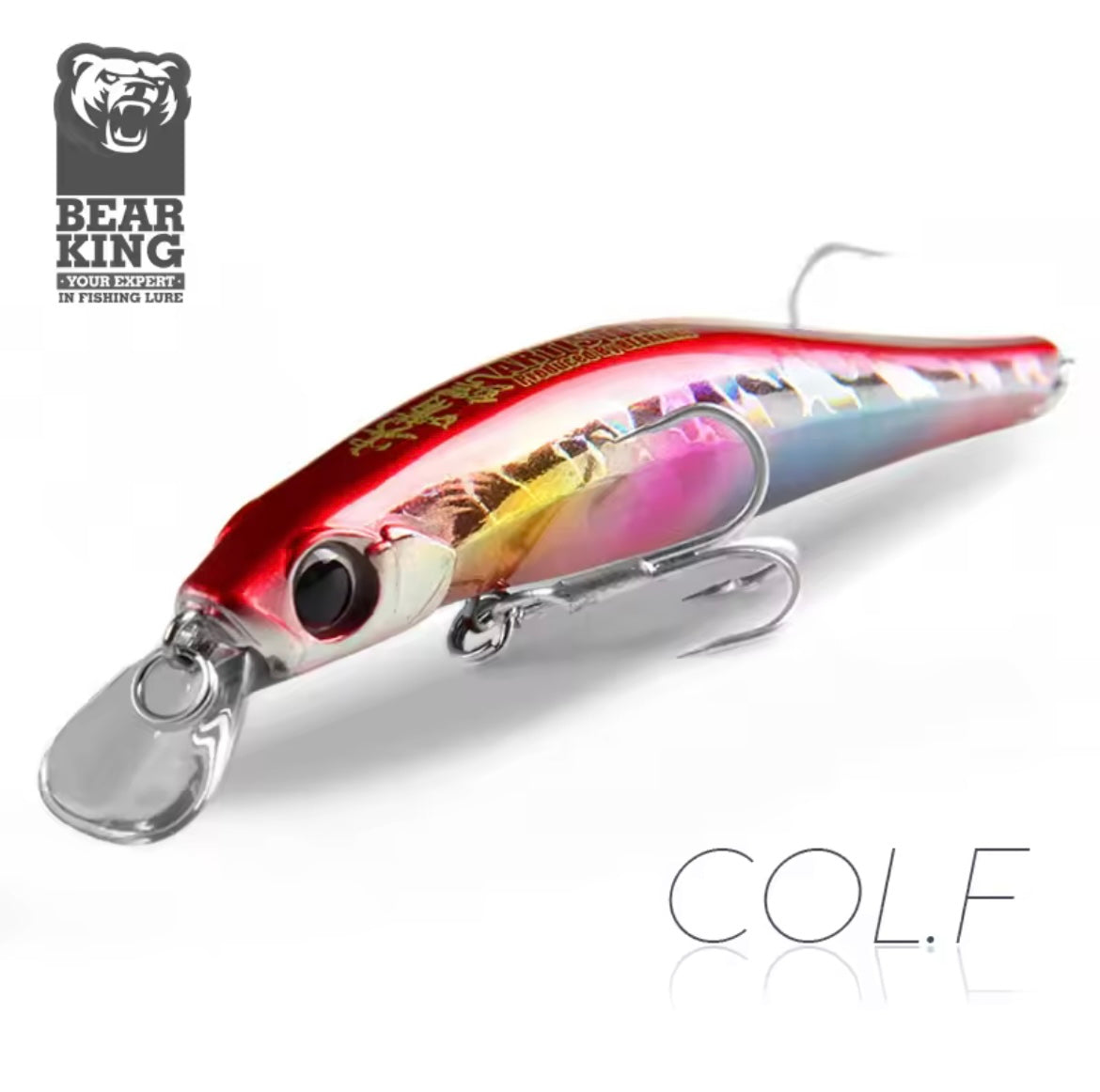 Minnow bearking Bass Slicker M80