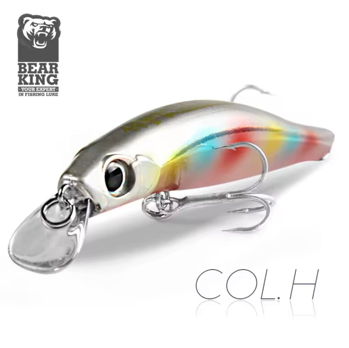 Minnow bearking Bass Slicker M80