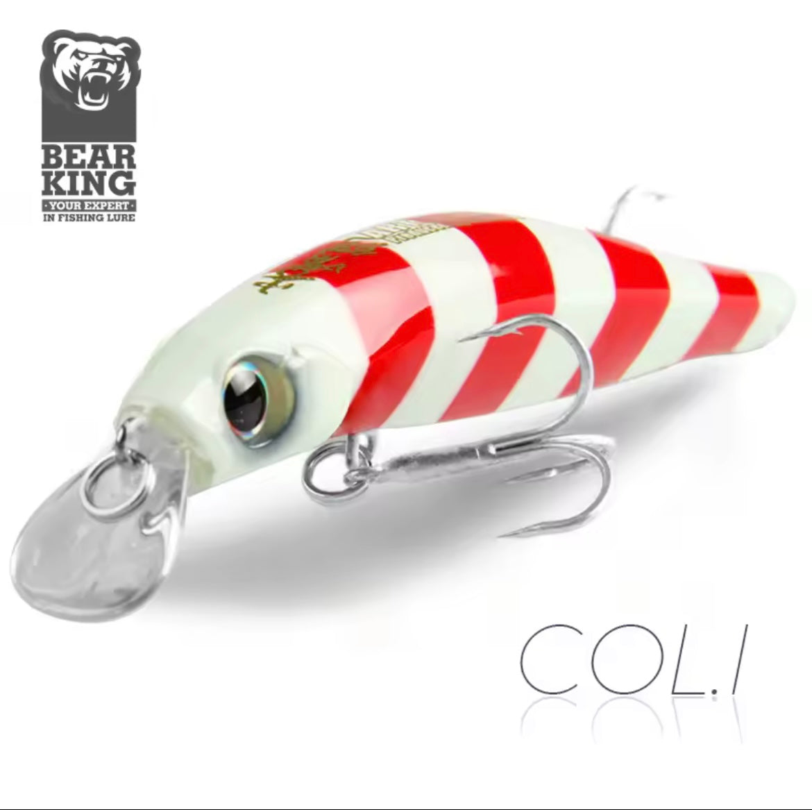 Minnow bearking Bass Slicker M80