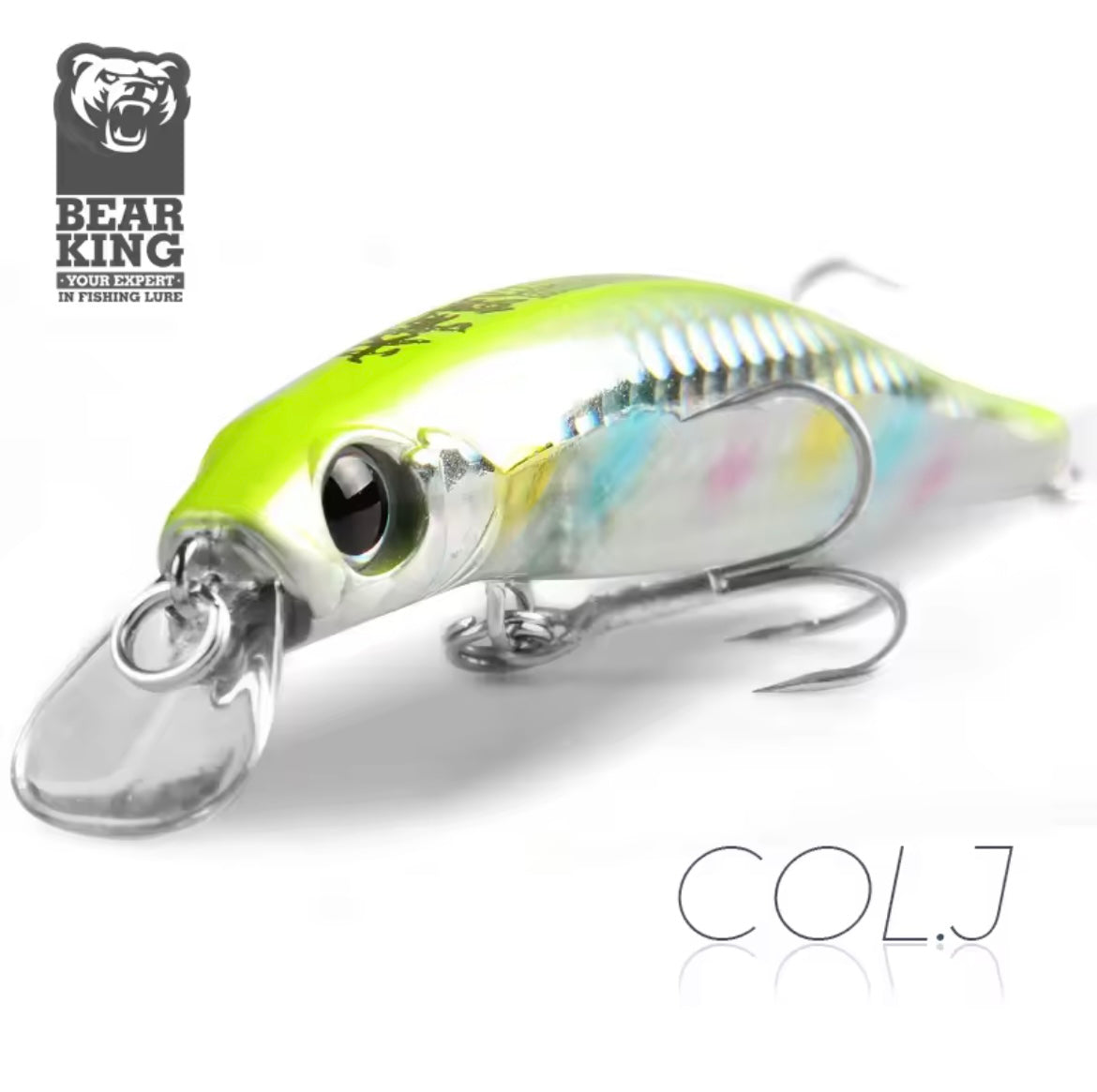 Minnow bearking Bass Slicker M80