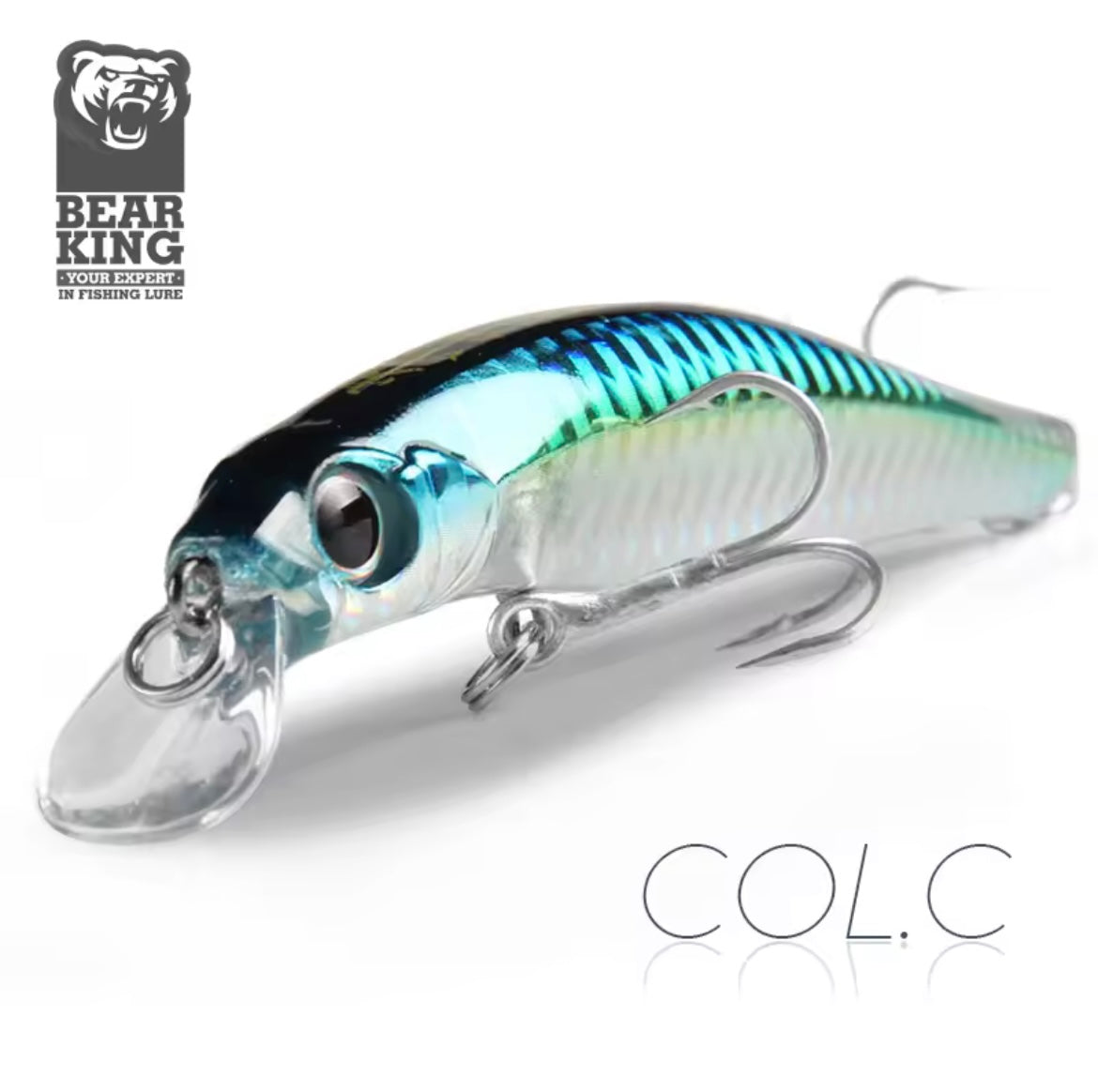 Minnow bearking Bass Slicker M80