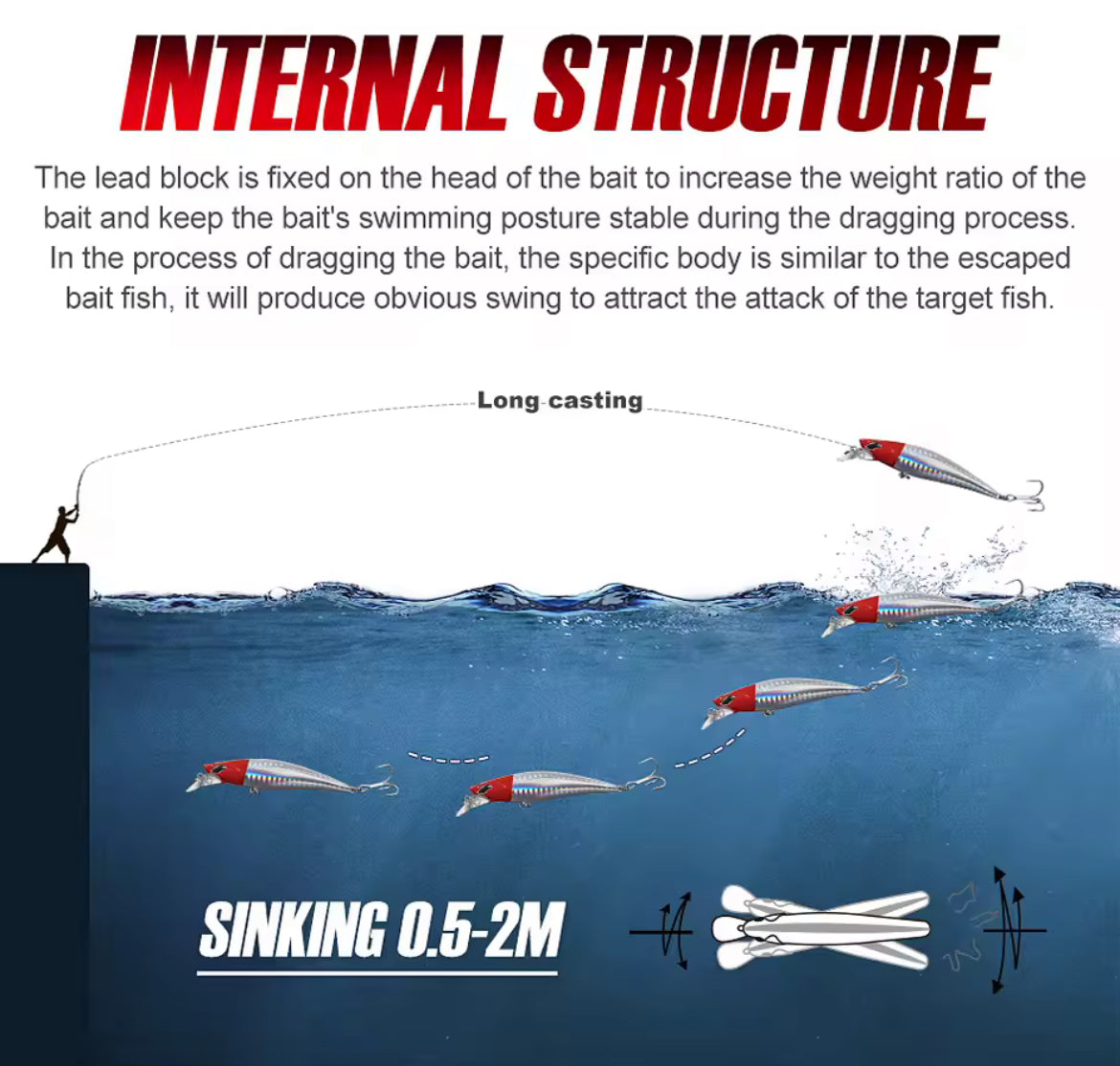 Noeby NBL 9496 Jerkbait Minnow