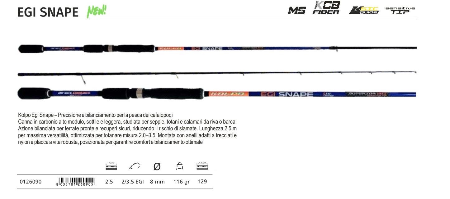 Canna da eging Kolpo Egi Snape