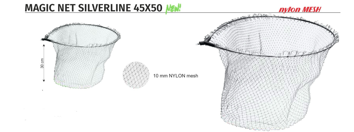 Testa guadino Magic Net Silverline 45 X 50
