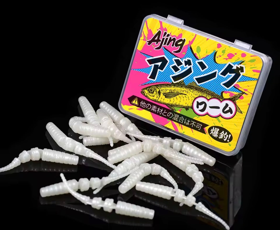 Spinpoler Micro worm Ajing Lure TPR