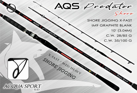 Canna da Shore Jigging AQS Predator Shore 10′ (3.04M) C.W. 35/100G