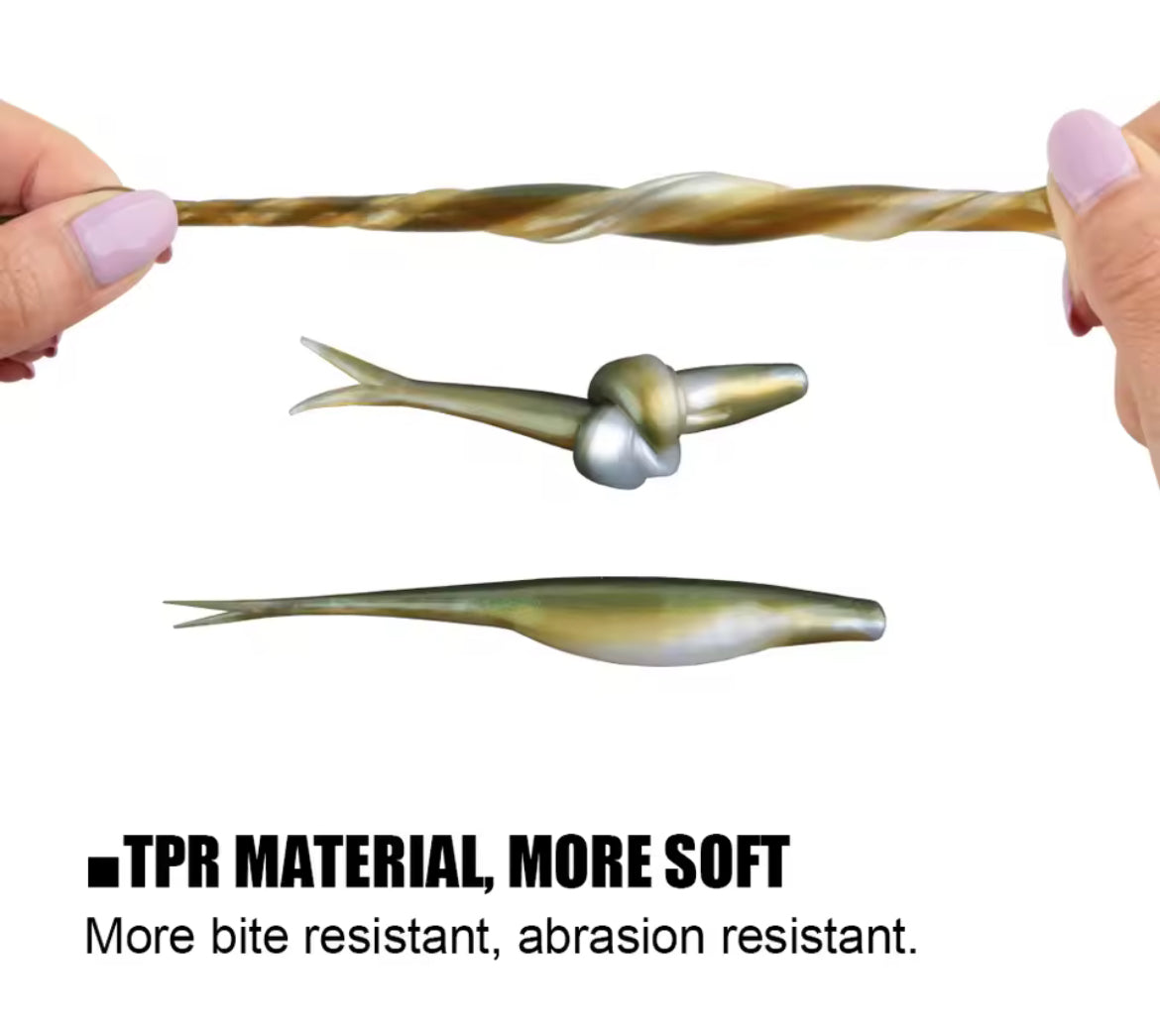 Siliconico TPR Spinpoler Jerk Shad