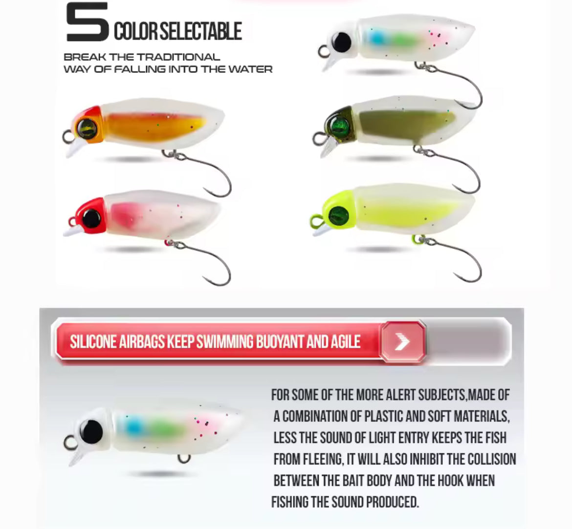 Micro Minnow Siliconico