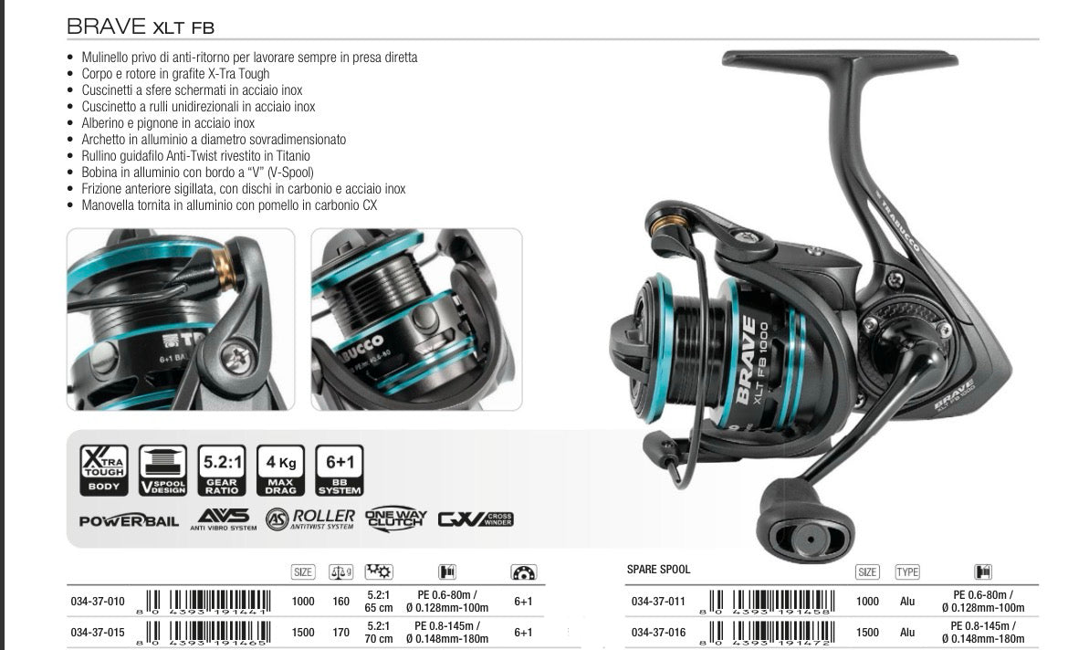 Trabucco Brave XLT FB 1000