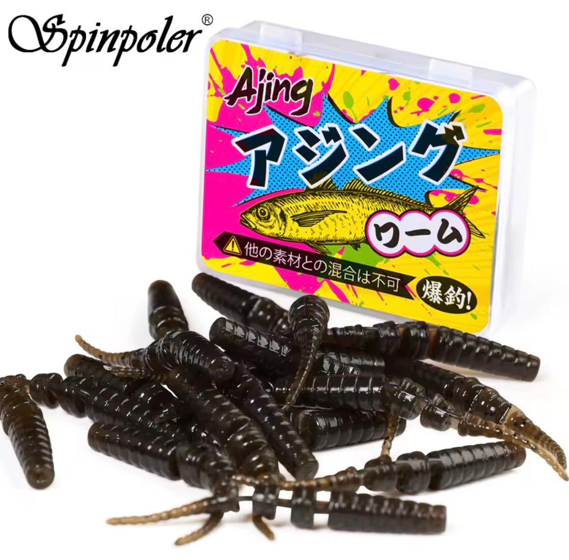 Spinpoler Micro worm Ajing Lure TPR