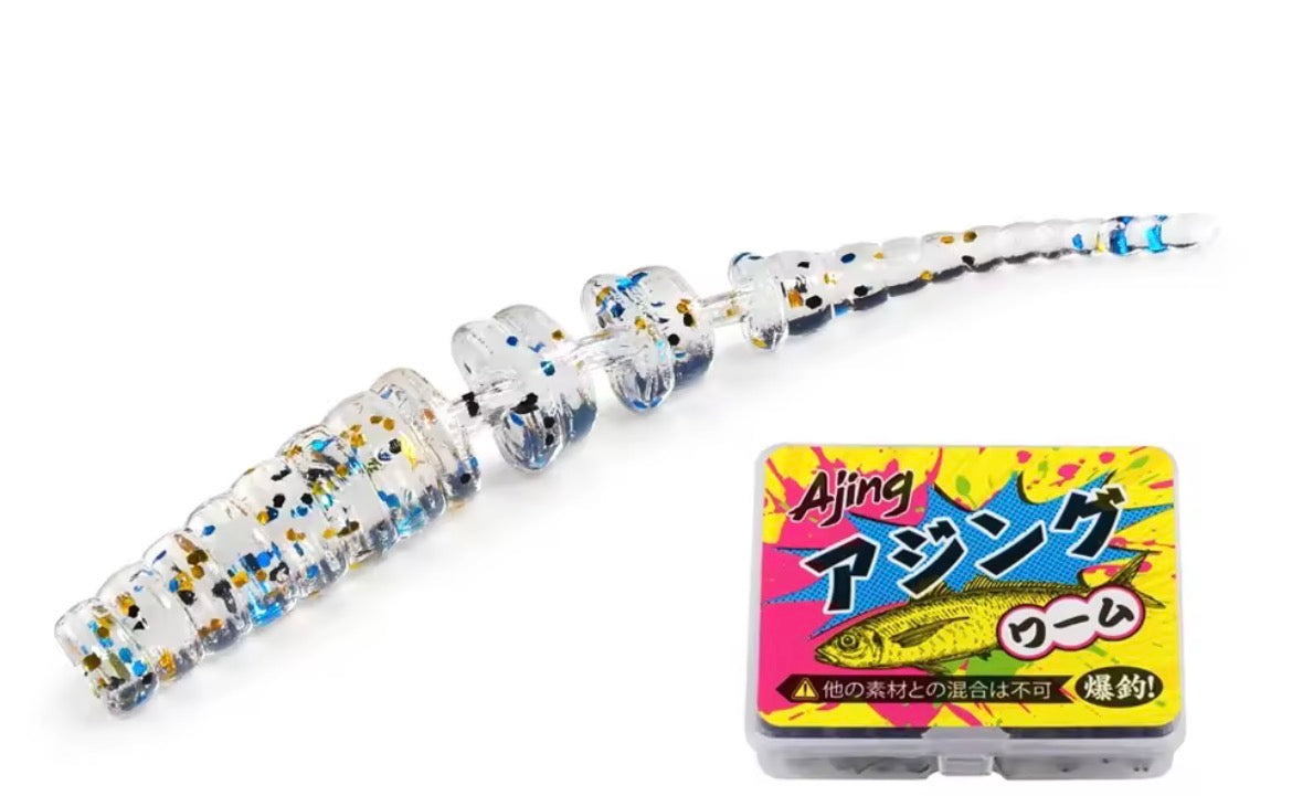 Spinpoler Micro worm Ajing Lure TPR