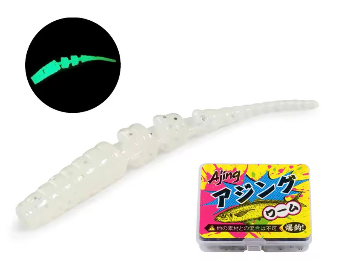 Spinpoler Micro worm Ajing Lure TPR