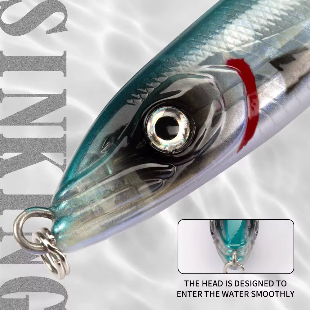 Lipless Hunthouse Wobly Sinking Pencil