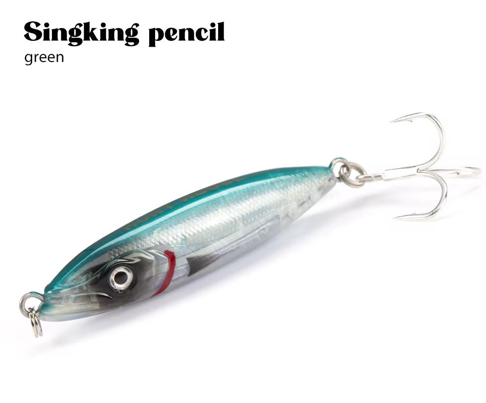 Lipless Hunthouse Wobly Sinking Pencil
