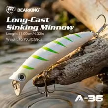 Bearking Sinking Minnow A-36